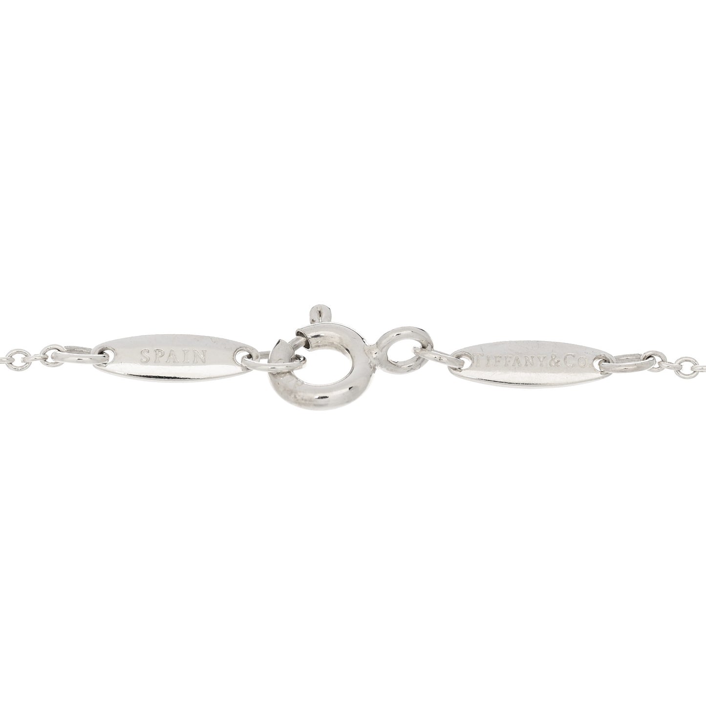 Sterling Silver Aquamarine Elsa Peretti Color By The Yard Bracelet