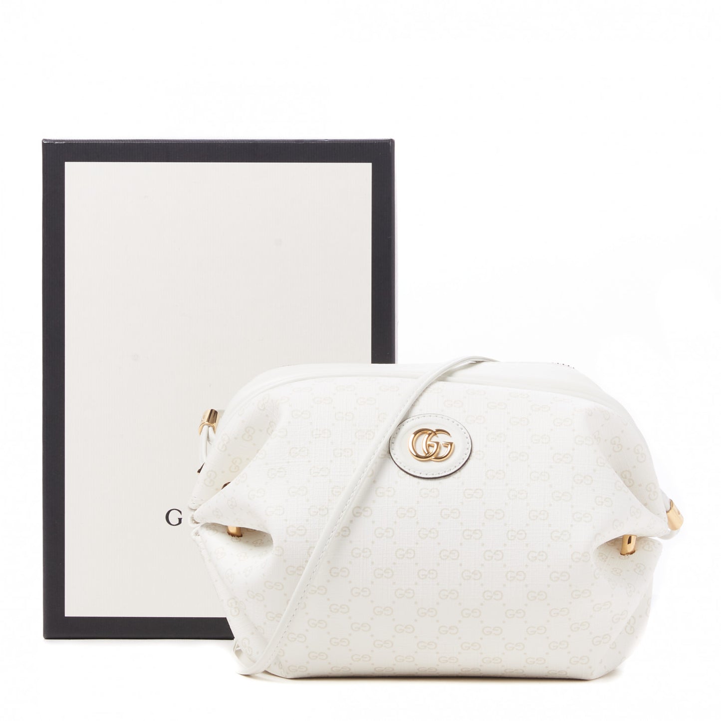 Mini Vintage GG Supreme Monogram GG New Candy Crossbody Great White