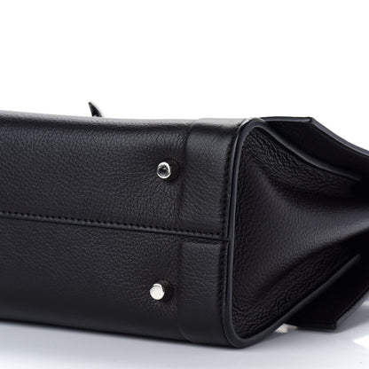 Givenchy Grained Calfskin Mini Shark Lock Satchel Black 9 of 9