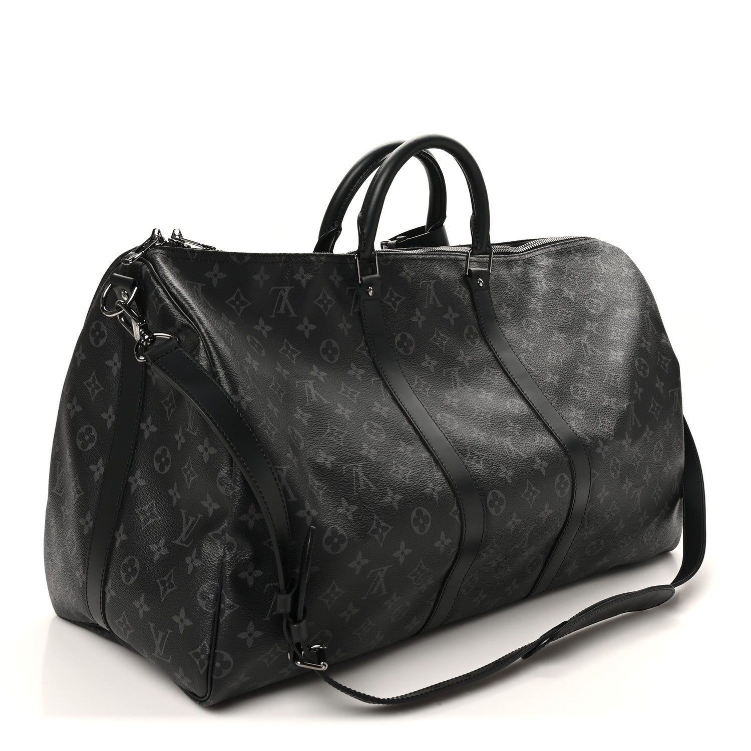 Louis Vuitton Monogram Eclipse Keepall Bandouliere 55 2 of 9