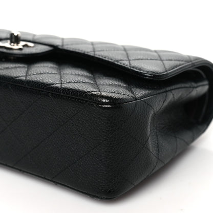 Chanel Caviar Quilted Medium Double Flap Black 10 of 13