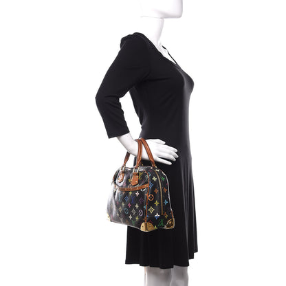 Louis Vuitton Monogram Multicolor Trouville Black 2 of 14
