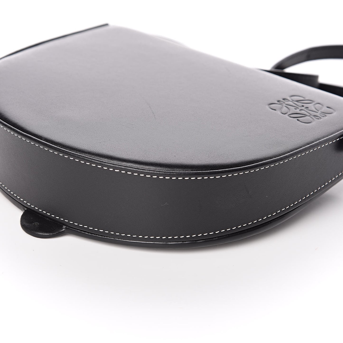 Soft Calfskin Heel Bag Black