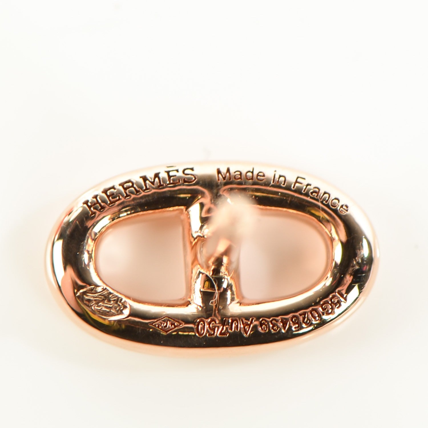 Hermes 18K Rose Gold TPM Farandole Stud Earrings 4 of 6