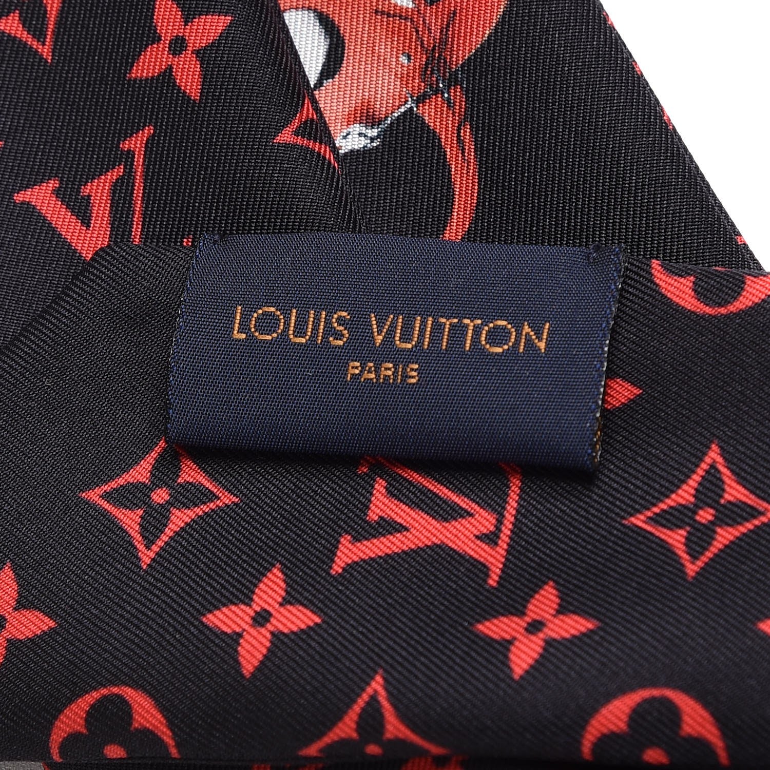 Louis Vuitton Silk Monogram Tribute To Alma BB Bandeau Black 3 of 4