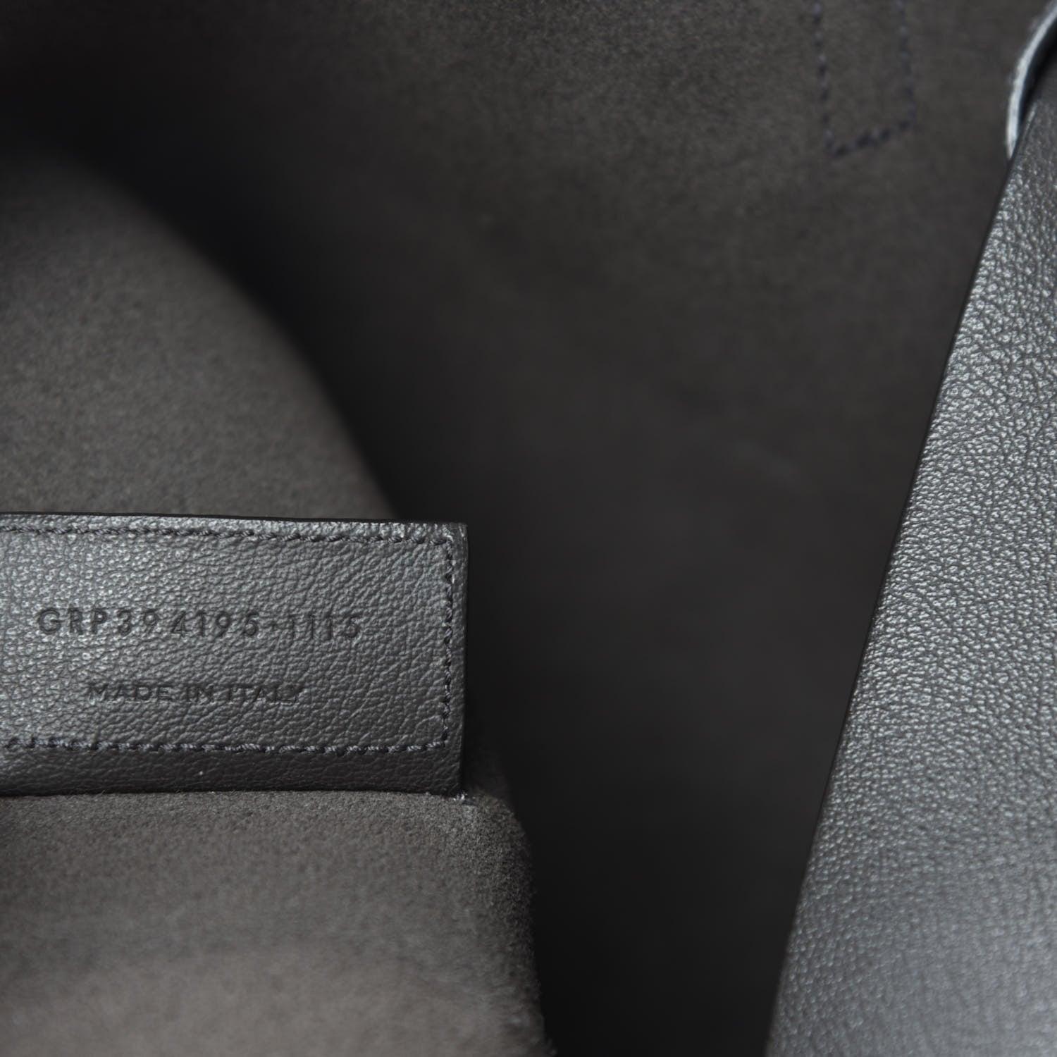 Saint Laurent Calfskin Large Shopping Tote Asphalt 9 of 10
