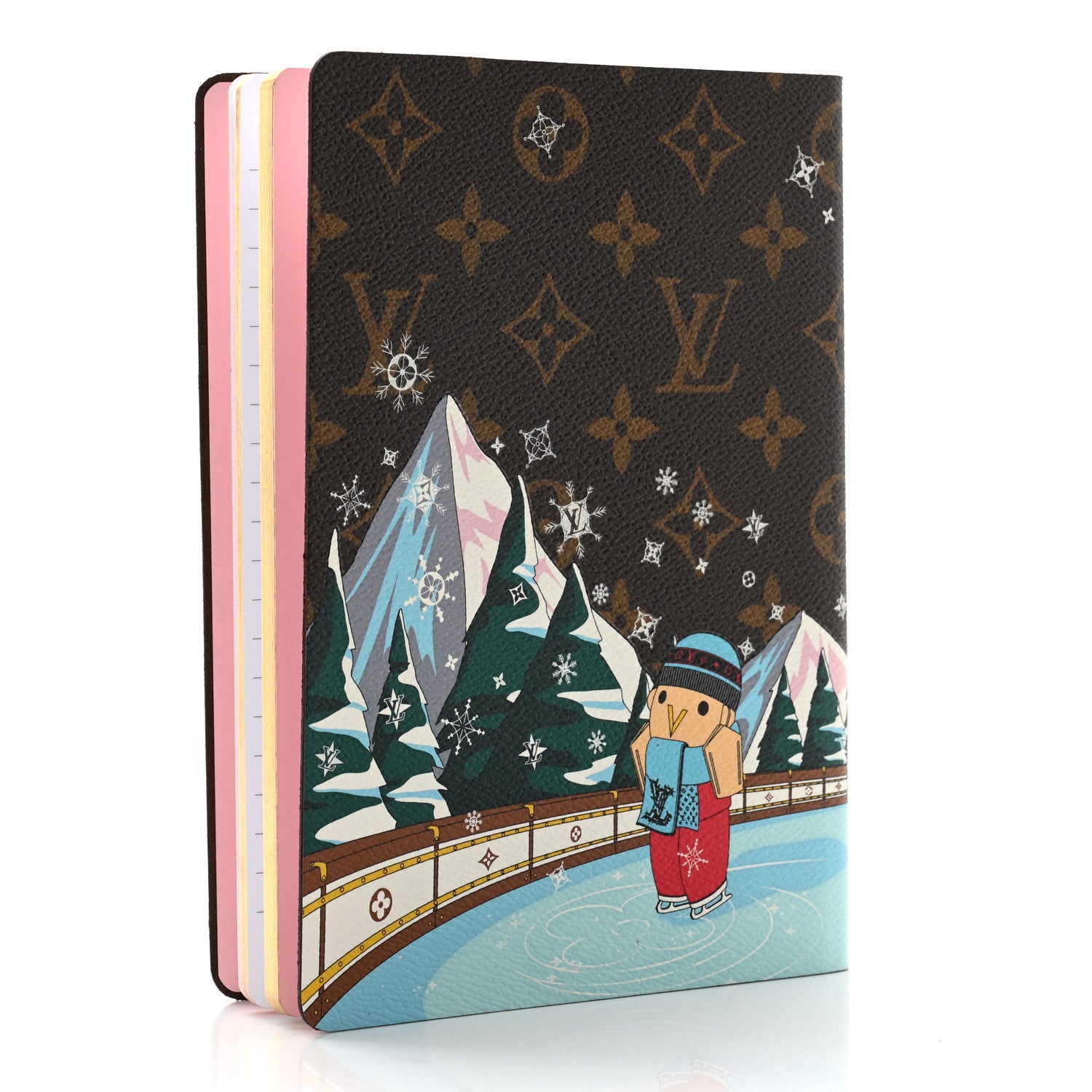 Louis Vuitton Monogram 2023 Christmas Animation Alpine Notebook MM 3 of 6