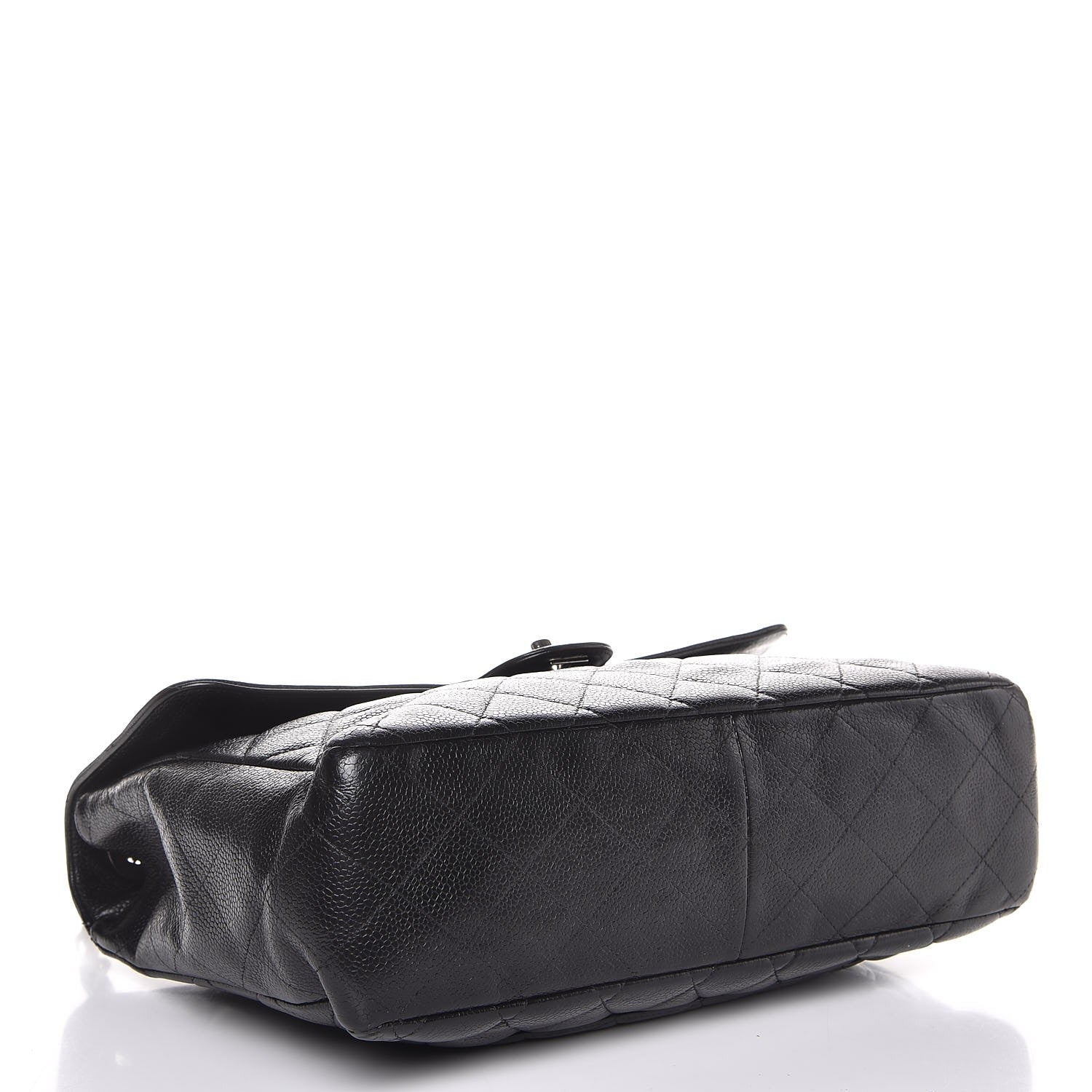 Chanel Caviar Quilted Jumbo Single Flap Black 4 of 6
