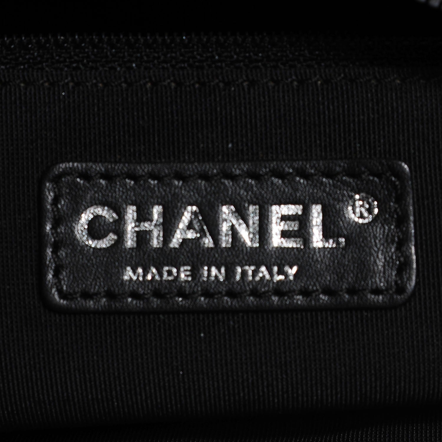 Chanel Coated Canvas Unlimited Clutch Dark Silver 6 of 8
