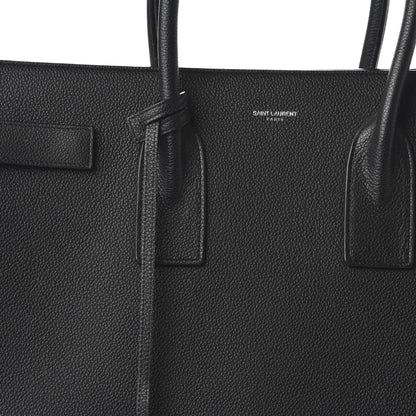 Saint Laurent Grained Calfskin Large Sac De Jour Carryall Black 9 of 9