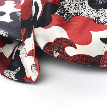 Louis Vuitton Canvas Patchwork Waves Removable Mask Baseball Hat Black Red White 6 of 10