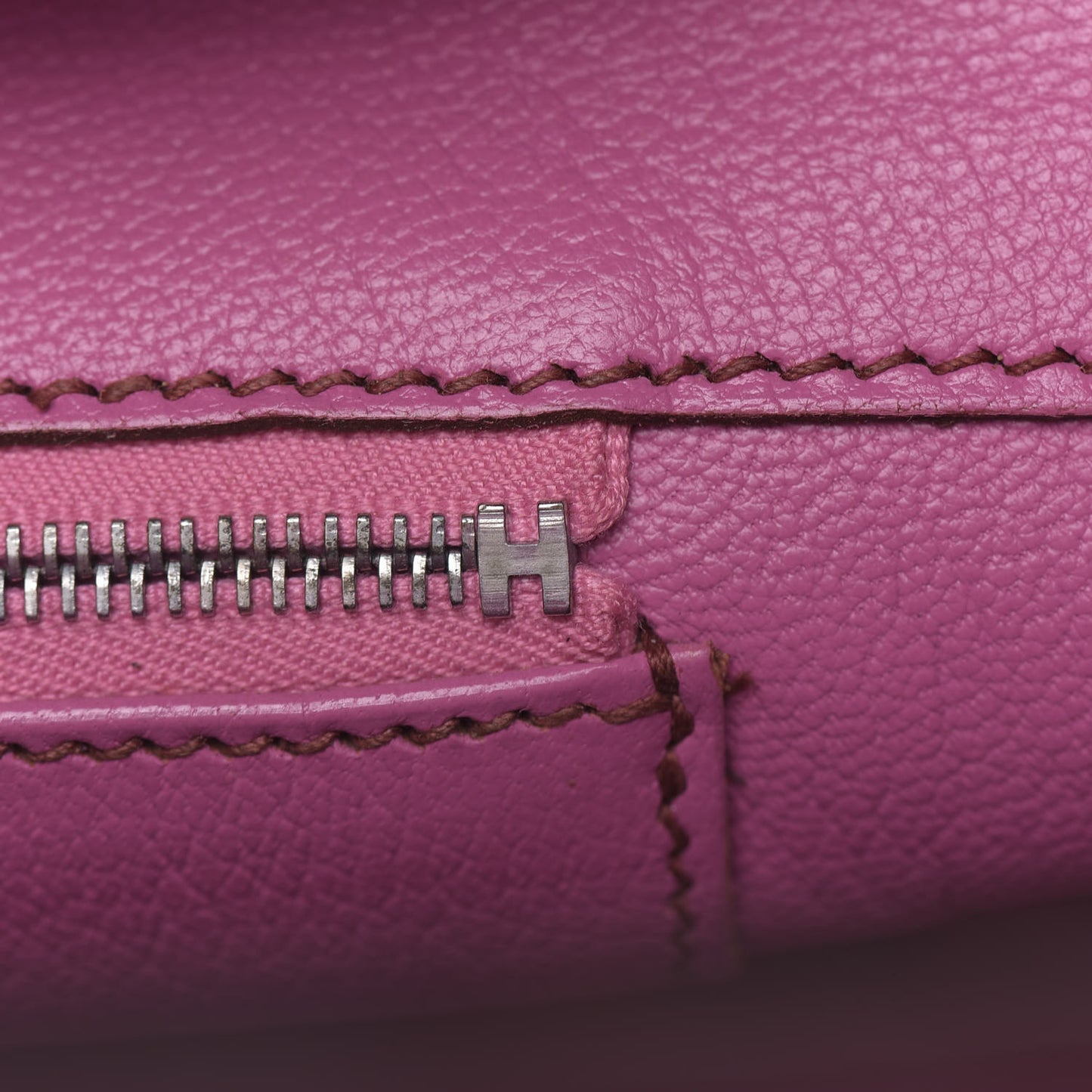 Ostrich Birkin 35 Fuchsia