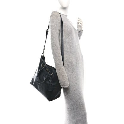 Prada Soft Calf Shopping Tote Black 2 of 11