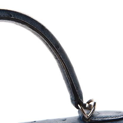 Hermes Ostrich Kelly Sellier 28 Bleu Roi 49 of 49