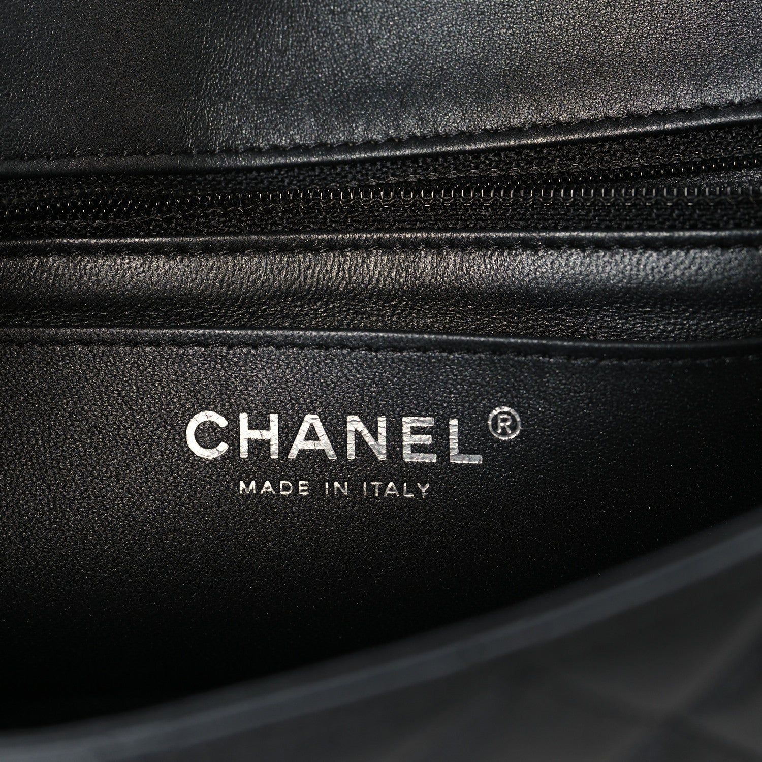 Chanel Pearly Lambskin Quilted Mini Rectangular Flap So Black 6 of 10