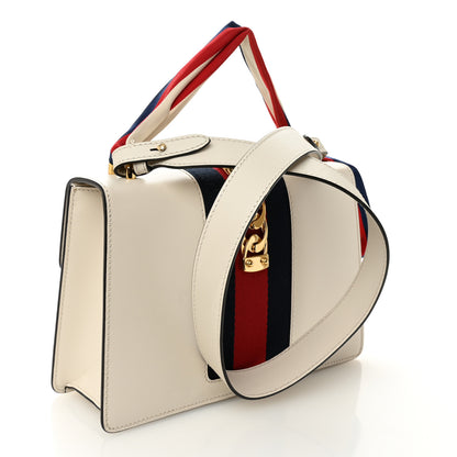 Gucci Calfskin Small Sylvie Shoulder Bag Off White 3 of 11