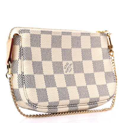 Louis Vuitton Damier Azur Mini Pochette Accessories 3 of 9