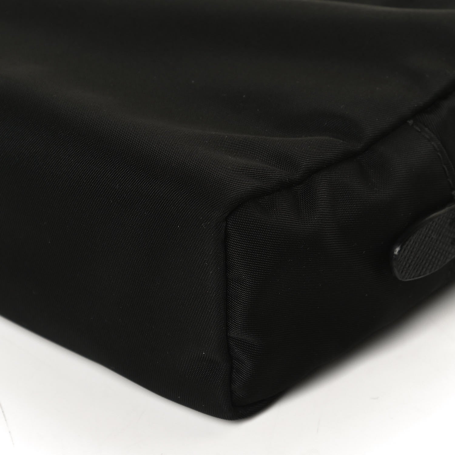 Prada Tessuto Nylon Saffiano Wristlet Black 12 of 14