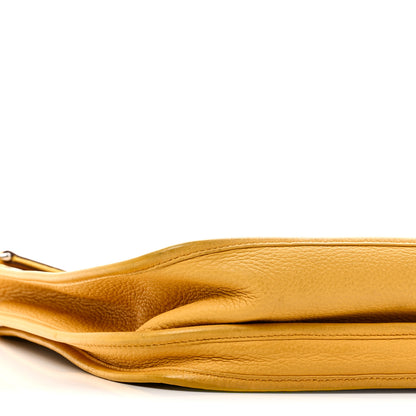 Hermes Toile Taurillon Clemence Evelyne III GM Jaune 9 of 11