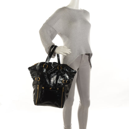 Saint Laurent Patent Medium Downtown Black 2 of 7