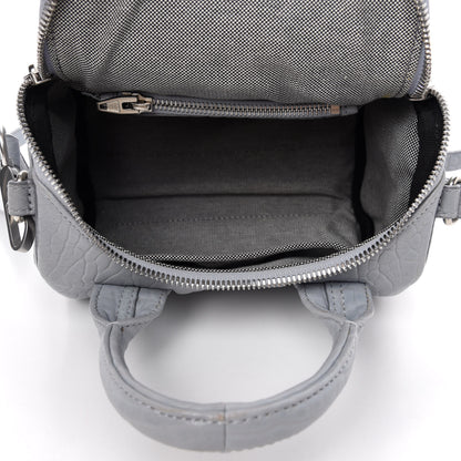 Alexander Wang Pebbled Lambskin Mini Rockie Carbon Rodhium Hardware 5 of 12