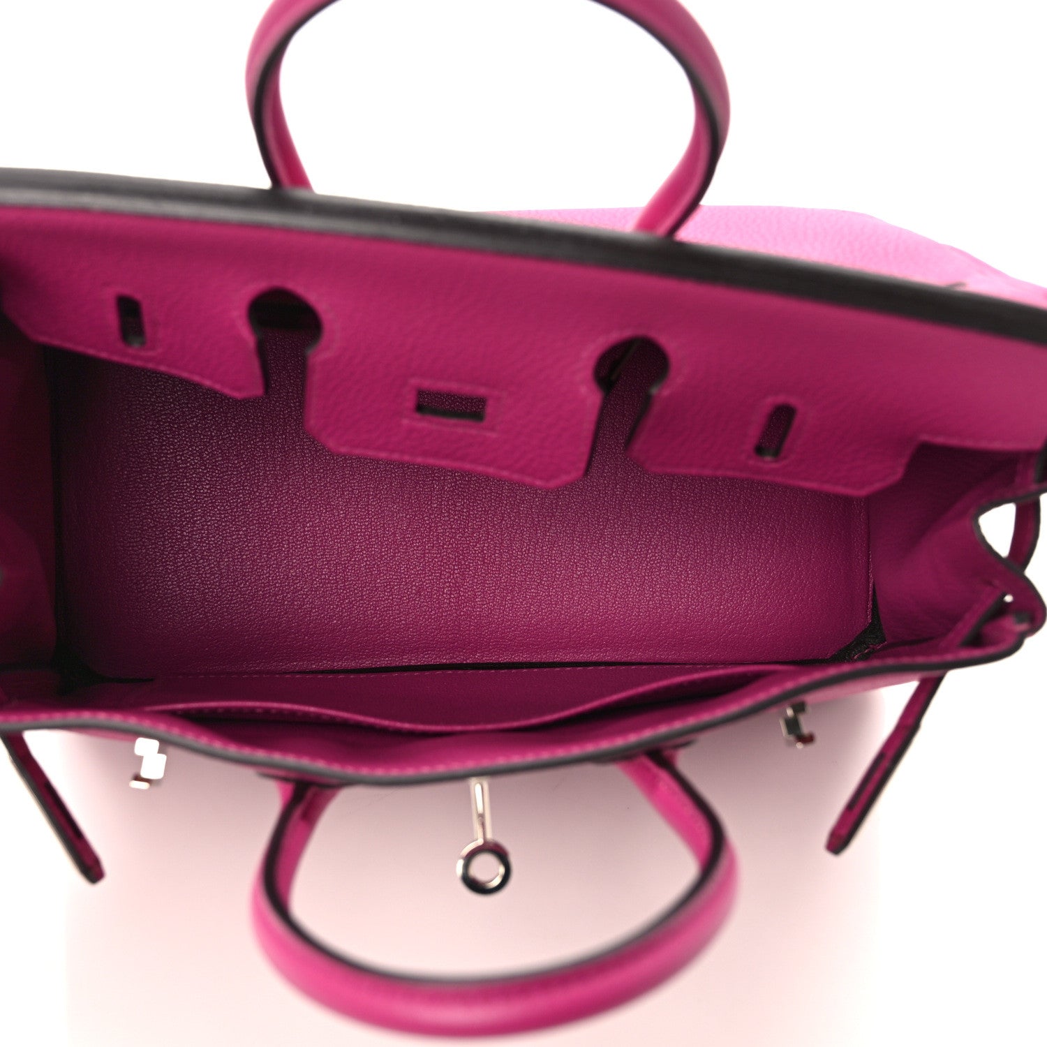 Hermes Togo Birkin 25 Rose Pourpre 6 of 8