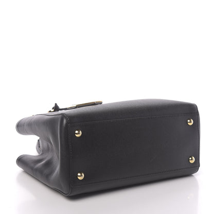 Fendi Vitello Elite Petite 2Jours Tote Black 4 of 10