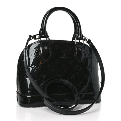 Louis Vuitton Vernis Alma BB Noir Magnetique 3 of 8