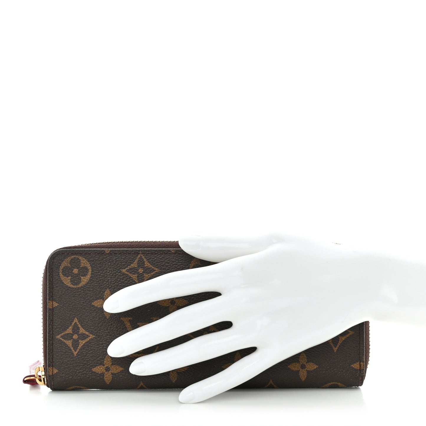 Monogram Clemence Wallet Fuchsia