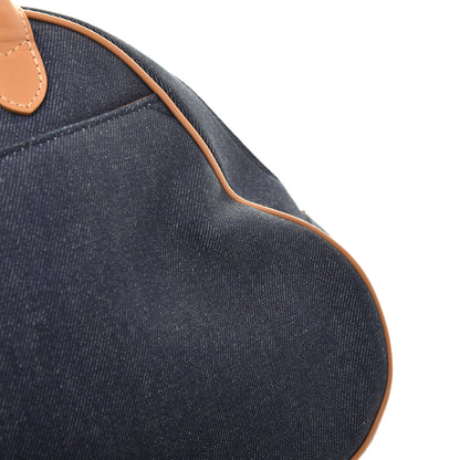 Christian Dior Denim Calfskin Saddle Bowler Blue 10 of 10