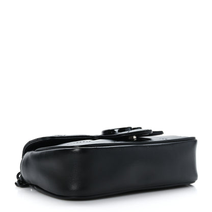 Gucci Calfskin Matelasse Monochrome GG Marmont Chain Belt Bag Black 4 of 9
