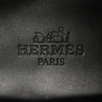 Hermes Glossed Calfskin Funk Ankle Boots 36 Black 7 of 15