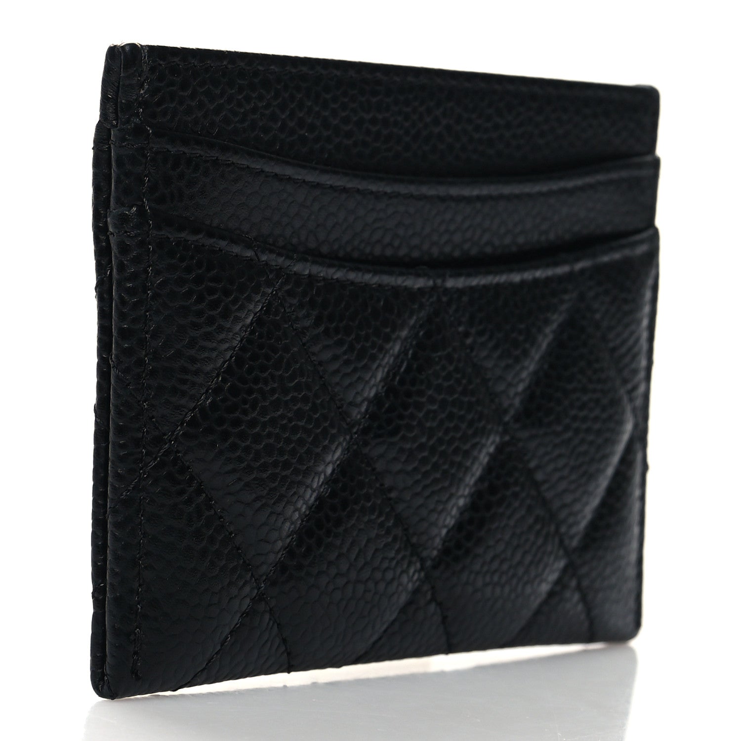 Chanel Caviar Quilted Card Holder Black 3 of 10