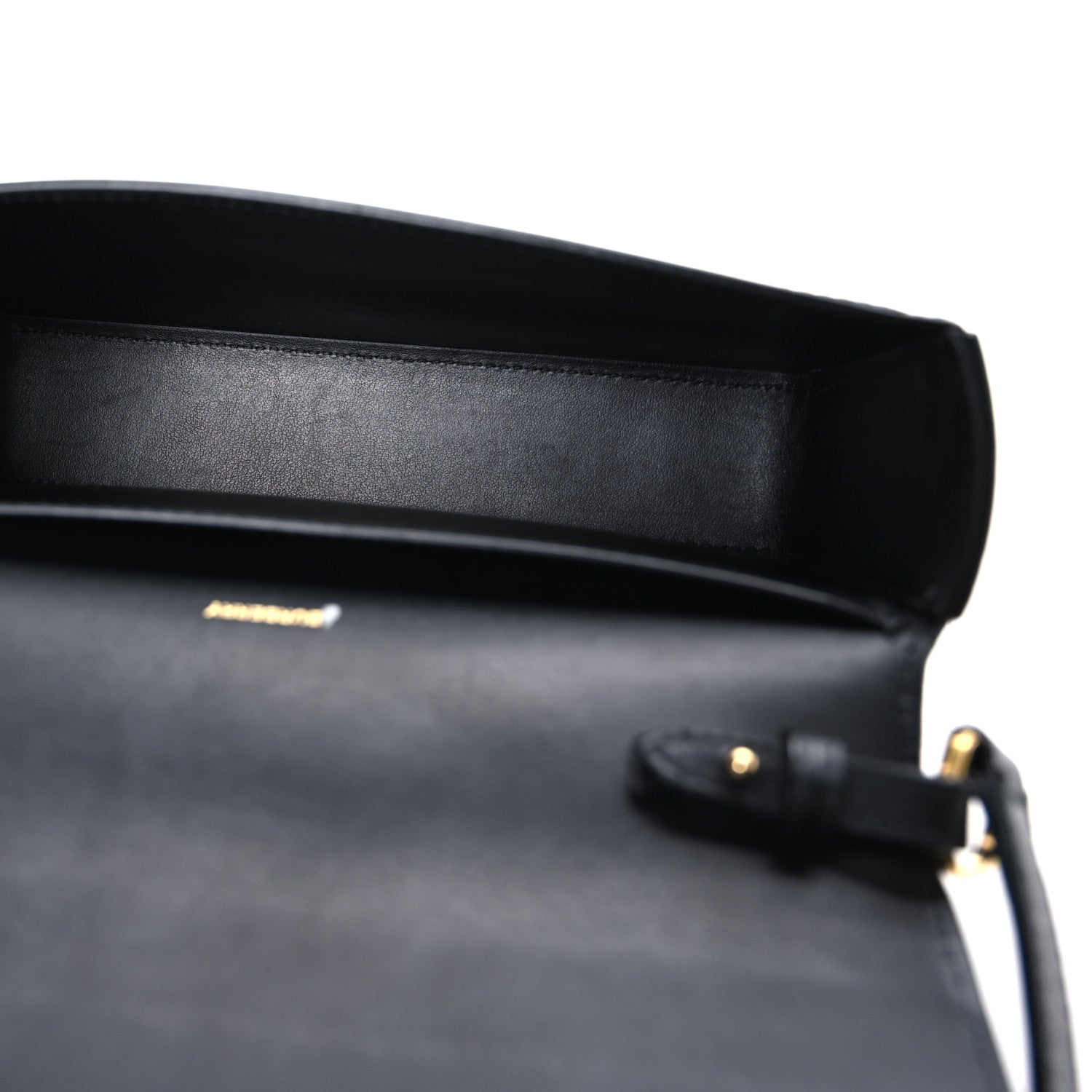 Burberry Calfskin Vintage Check New Hampshire Bag Black 1835187