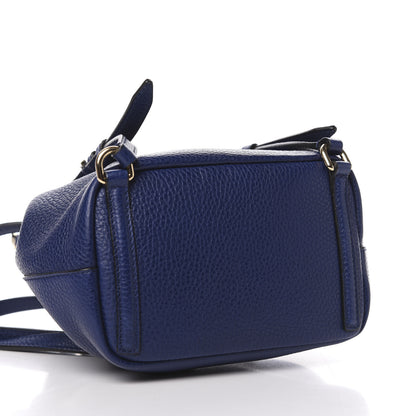 Dolce & Gabbana Calfskin Mini Miss Sicily Backpack Blue 3 of 8