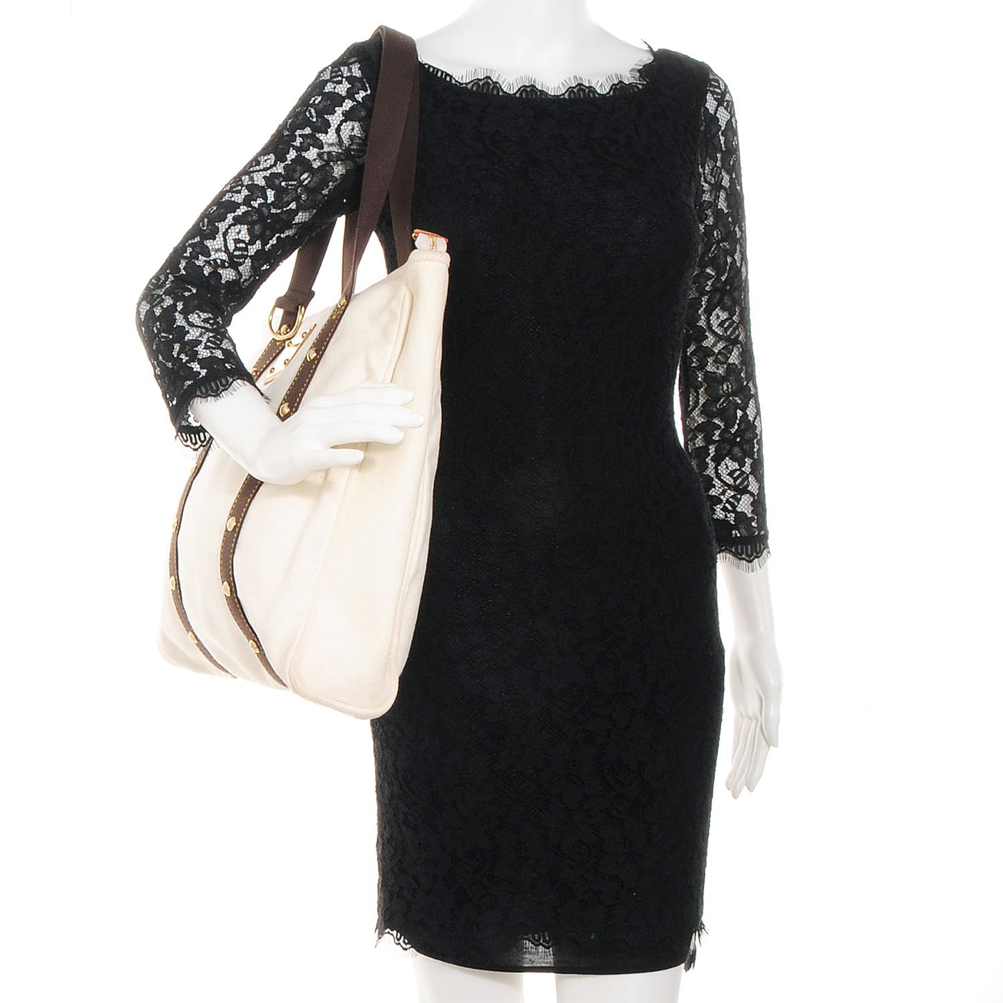 Toile Antigua Cabas GM Tote White