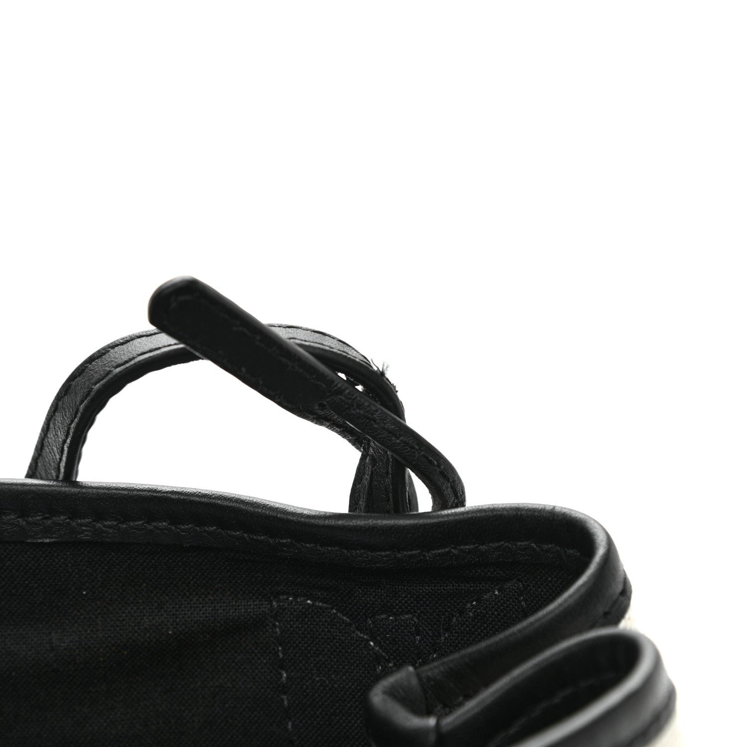 Balenciaga Cotton Canvas Calfskin Navy Cabas XS Natural Black 12 of 14