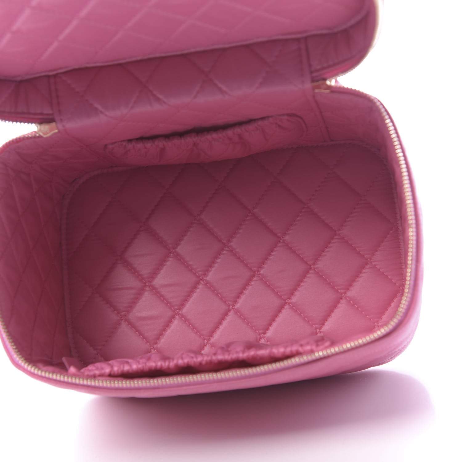 Chanel Caviar Quilted Large Vanity Pouch Pink 5 of 11