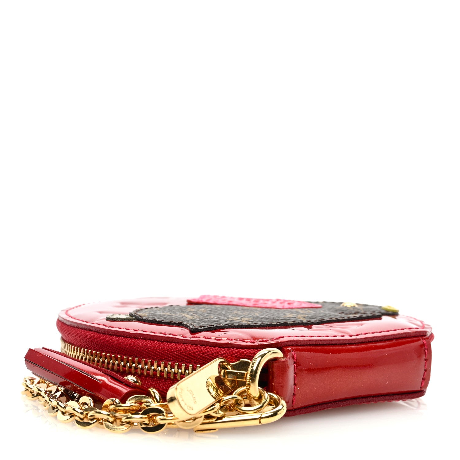 Louis Vuitton Vernis Animania Lapin Bunny Round Coin Purse Pomme D'Amour 4 of 6