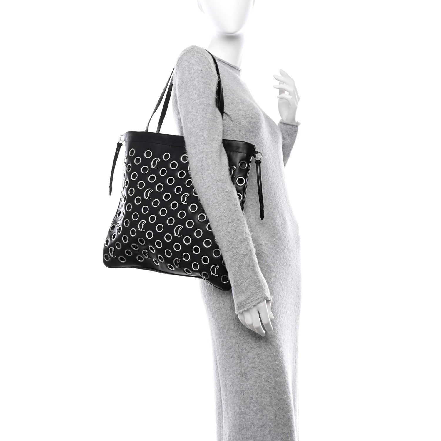 Christian Louboutin CHRISTIAN LOUBOUTIN Nappa Eyelet Logo Mouchara Tote 2 of 10