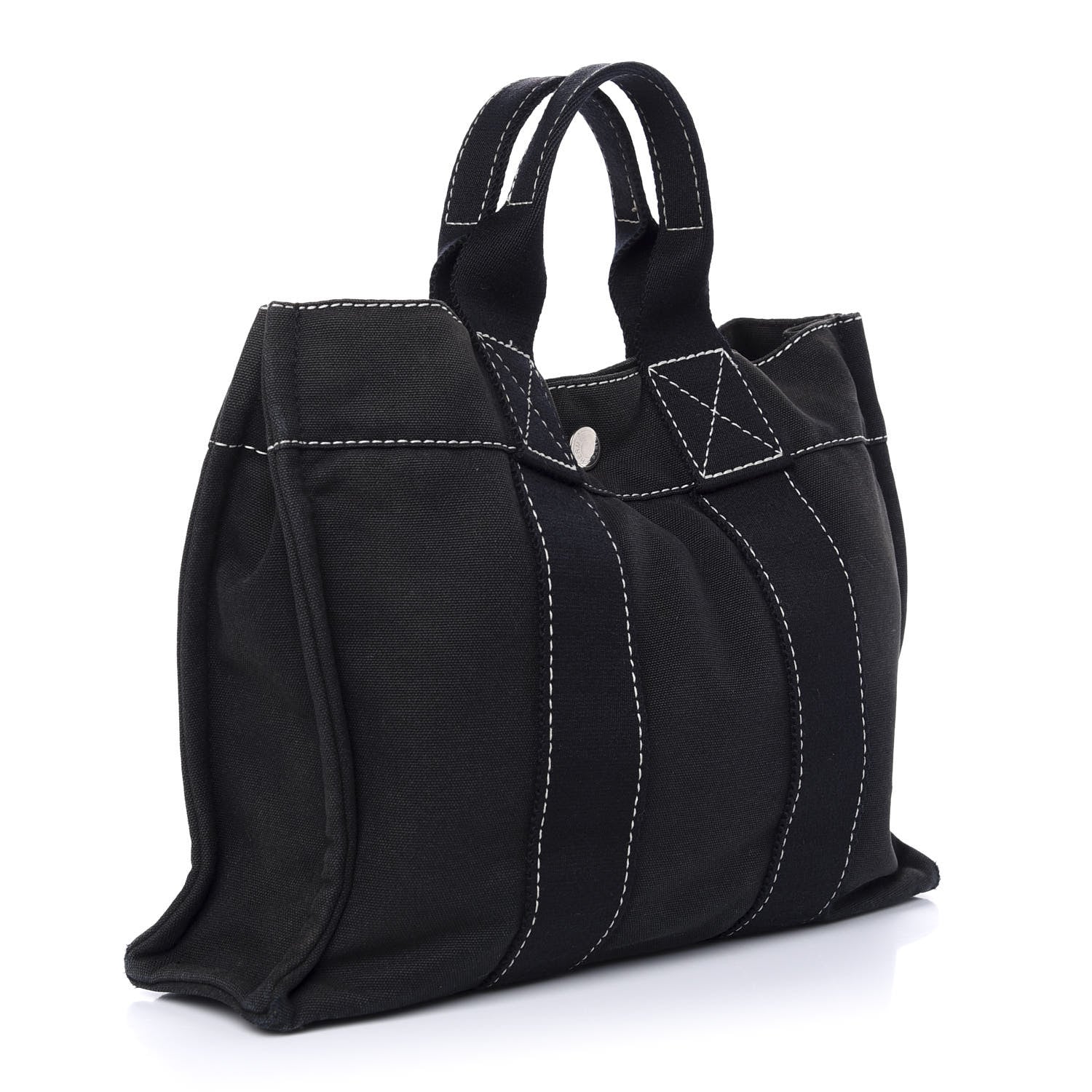 Hermes Canvas Fourre Tout PM Black 3 of 8