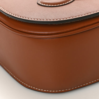 Celine Smooth Calfskin Cuir Triomphe Folco Crossbody Bag Tan 7 of 8