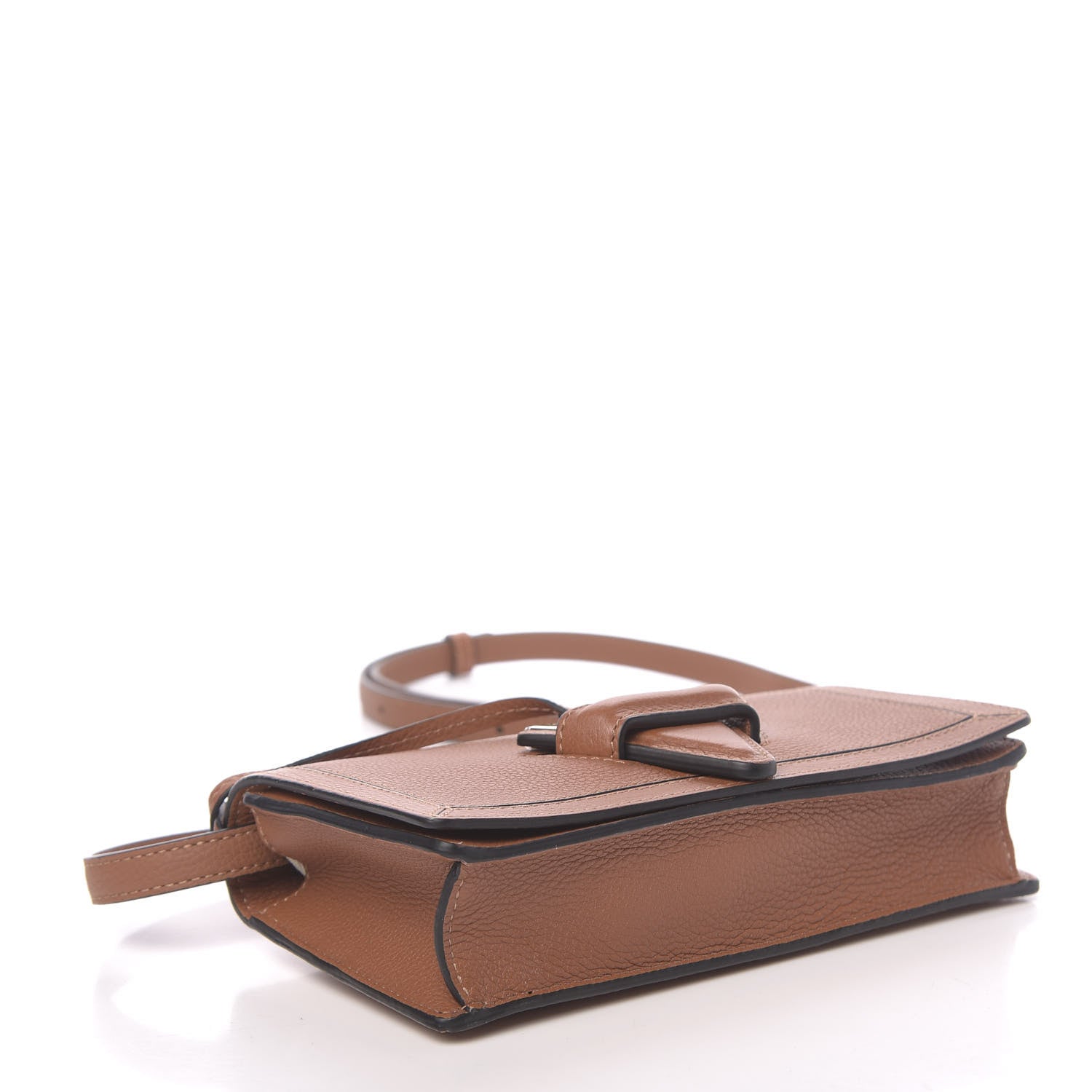 Loewe Grained Calfskin Mini Barcelona Shoulder Bag Tan 4 of 9