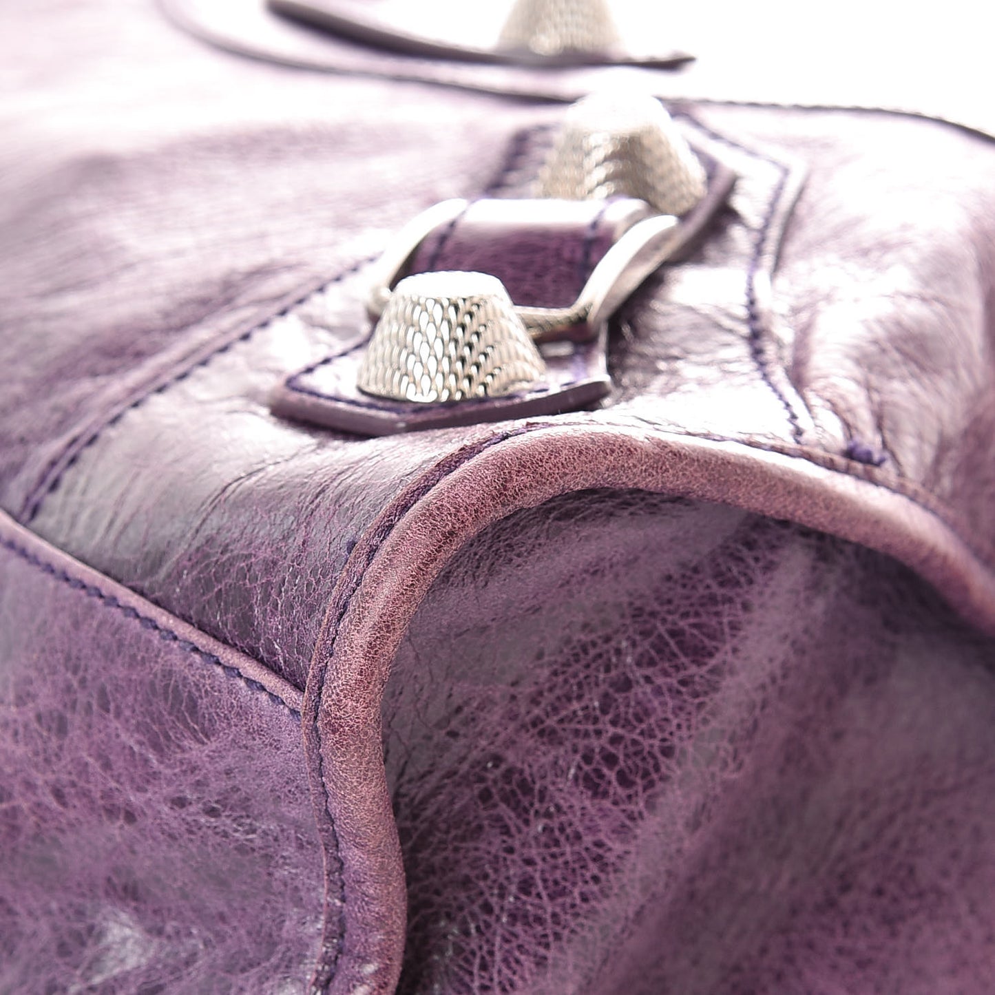 Agneau Giant 21 Silver Hardware City Raisin