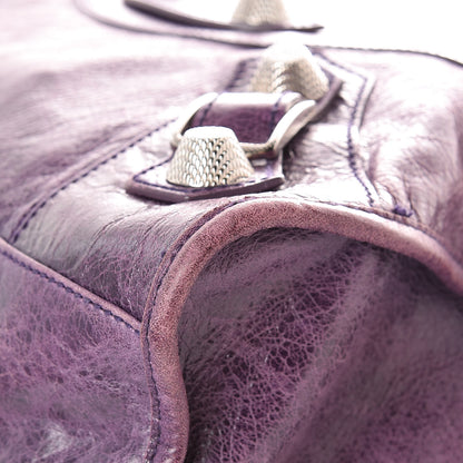 Balenciaga Agneau Giant 21 Silver Hardware City Raisin 11 of 23