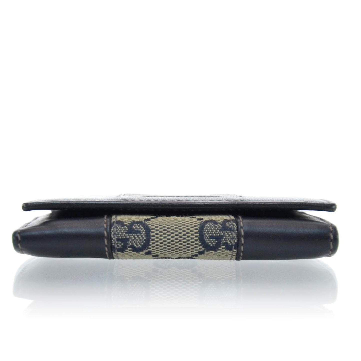 Monogram Web Compact Wallet Navy