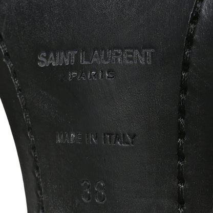 Saint Laurent Kate 105 Western Knee High Boots 38 Black 6 of 7