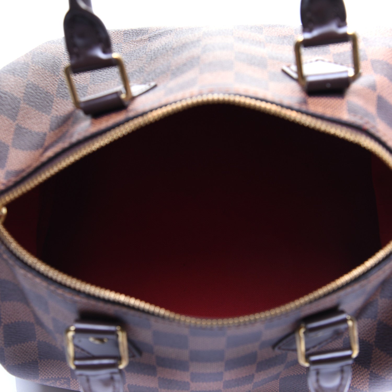 Louis Vuitton Damier Ebene Speedy Bandouliere 25 5 of 10