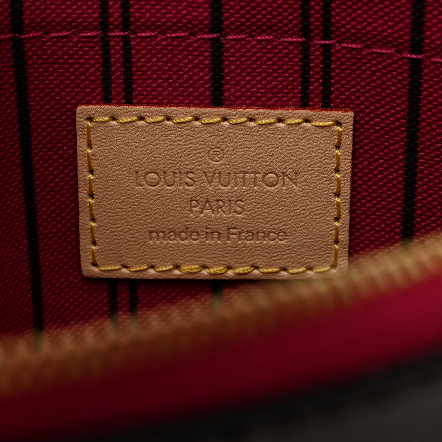 Louis Vuitton LOUIS VUITTON Monogram Neverfull MM GM Pochette Pivoine 6 of 6