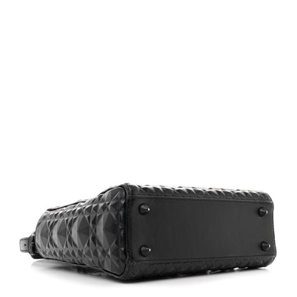 Christian Dior Calfskin Cannage Diamond Small My ABCDior Lady Dior Black 4 of 12